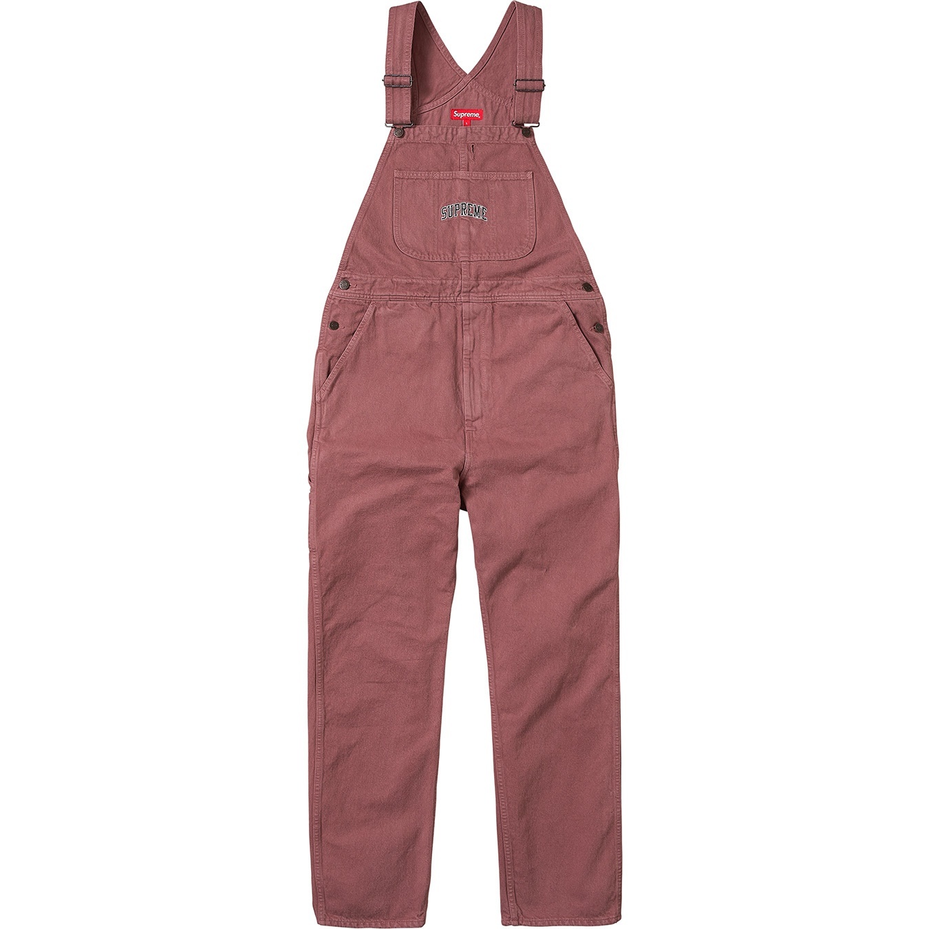 Washed Denim Overalls view 6